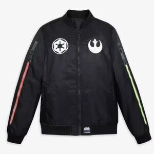 Cakeworthy Disney Star Wars Lightsaber Glow-in-the-Dark Bomber Jacket  XL